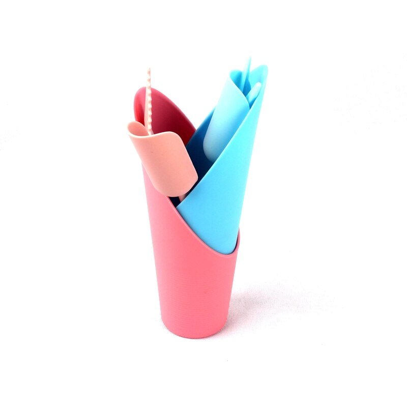 Mini Pot de semis en plastique rose/bleu, 2 ensembles, Mini matériel de jardinage de