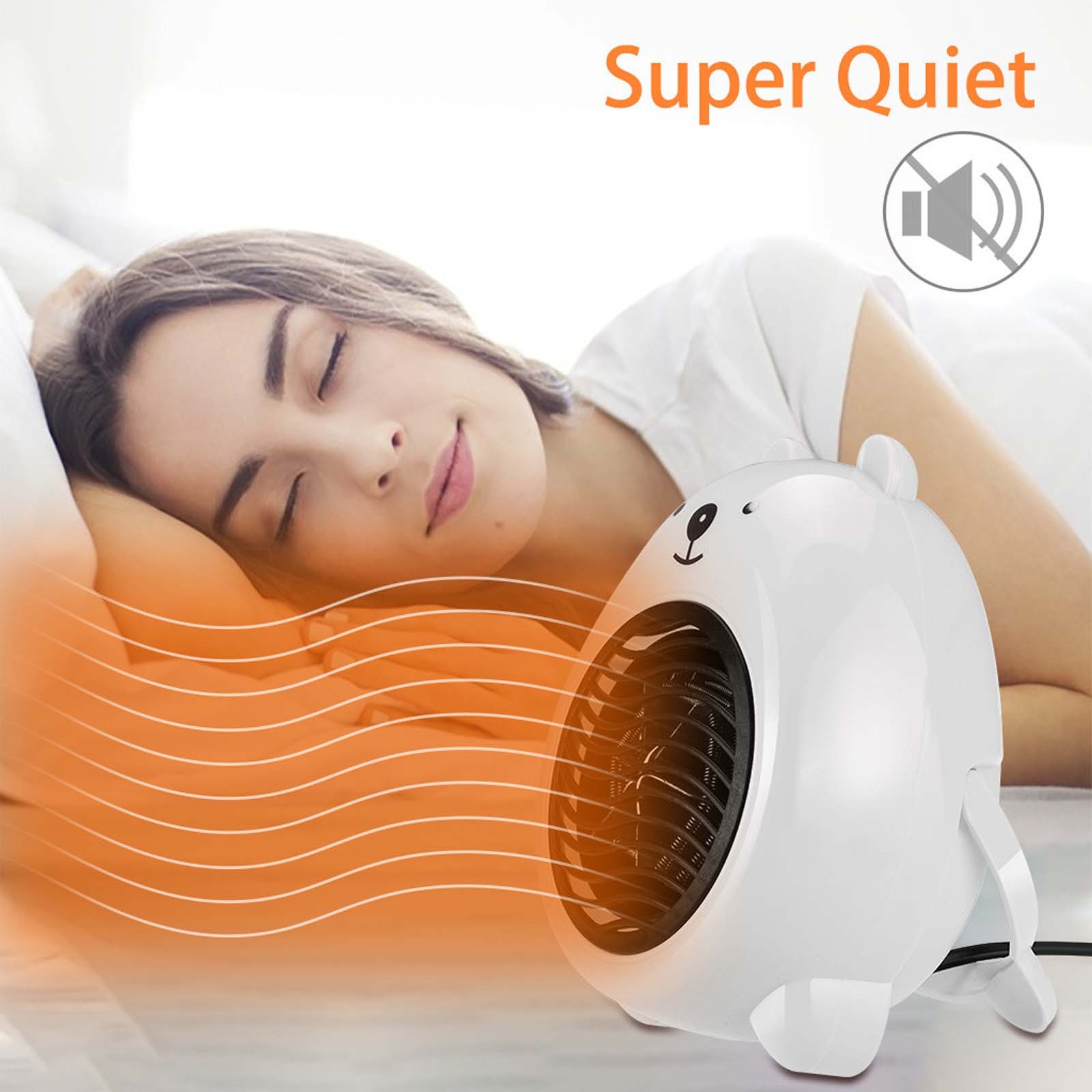 Cartoon Personal Mini Space Heater Fan Portable Electric Home Office Indoor Use Heater Handy Heating Warmer Machine Parts