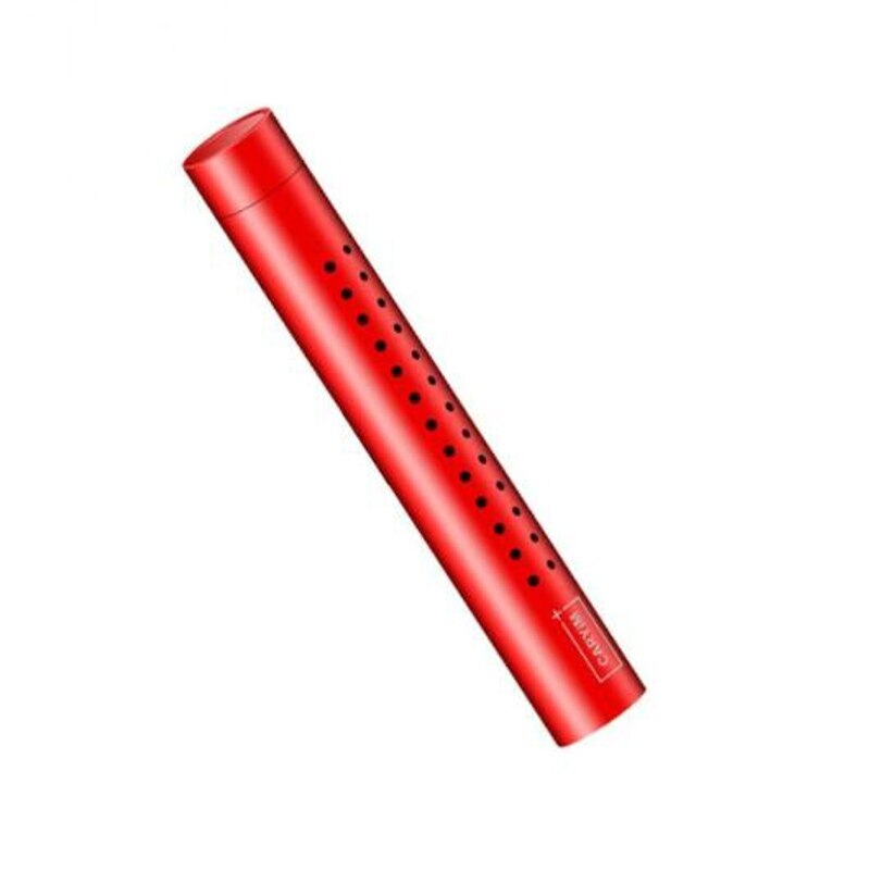 Voiture évent désodorisant parfum diffuseur remplissage solide parfum bâton voiture purificateur d'air voiture oxygène barre ioniseur voiture style: Red cover