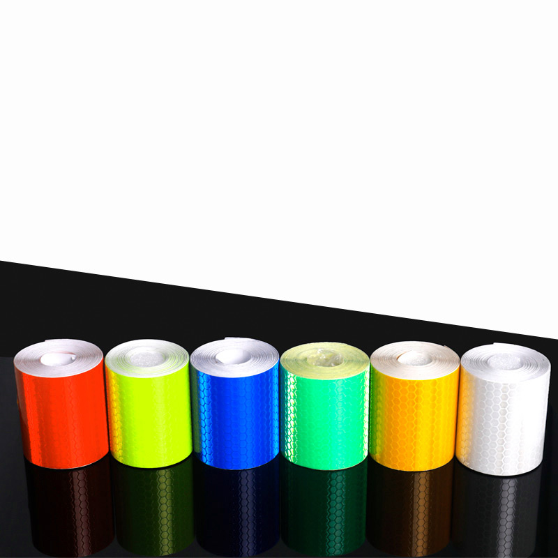 Cinta reflectante para coche de 3M/1M, pegatina de advertencia de seguridad para coche, cinta protectora reflectora, película de tira para camiones, pegatinas para motocicletas y automóviles