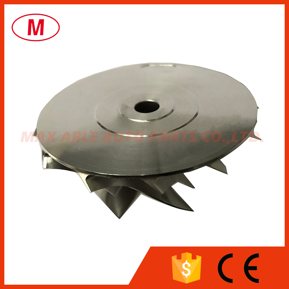 CT20 17291-54060 38.69/57.00Mm 6 + 6 Blades Prestaties Turbo Billet Compressor Wiel/Frezen Wiel voor 17201-54060 Turbocharge