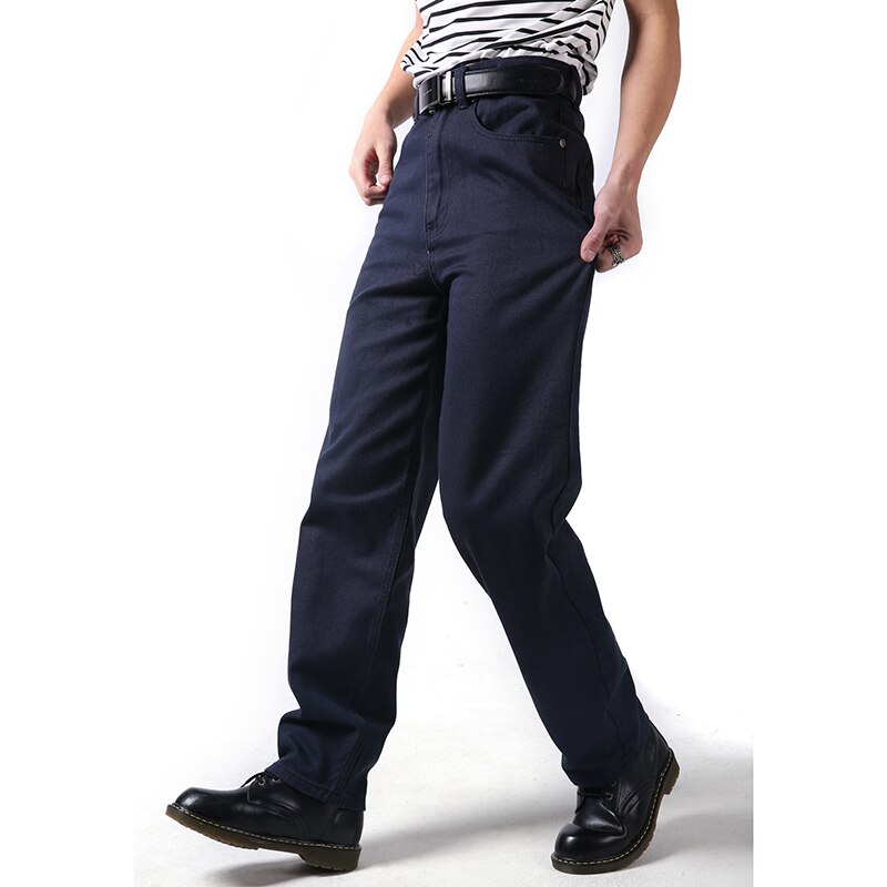 30-46 Plus Size Men Jeans Male Trousers Simple Cozy All-match Students Daily Casual Korean Ulzzang