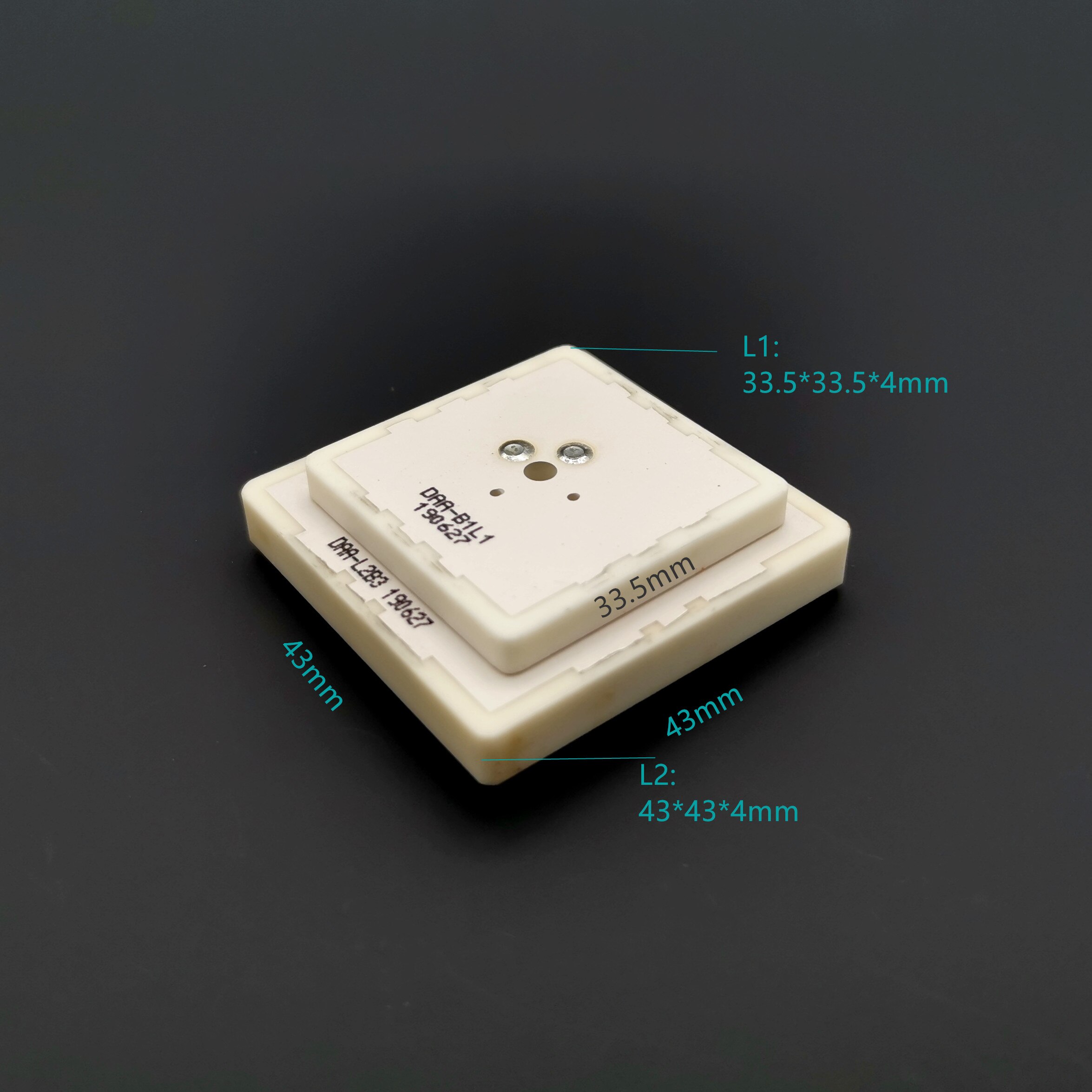 DIY GNSS antenna built-in GNSS dielectric ceramic antennas ZED-F9P GNSS antennas L1, L2, GPS GLONASS GALILEO BEI DOU B1, B2, B3