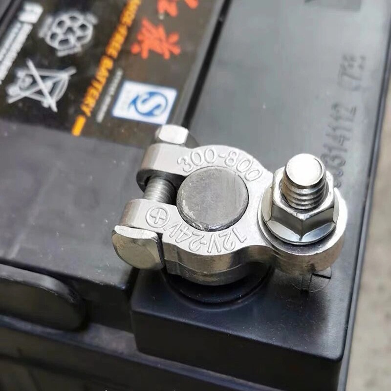12v 24v auto auton akun napa yläreunassa pikapostin johdin kaapelin kiinnitysliitin positiivinen &amp; negatiivinen sähköliitin auton lisävaruste
