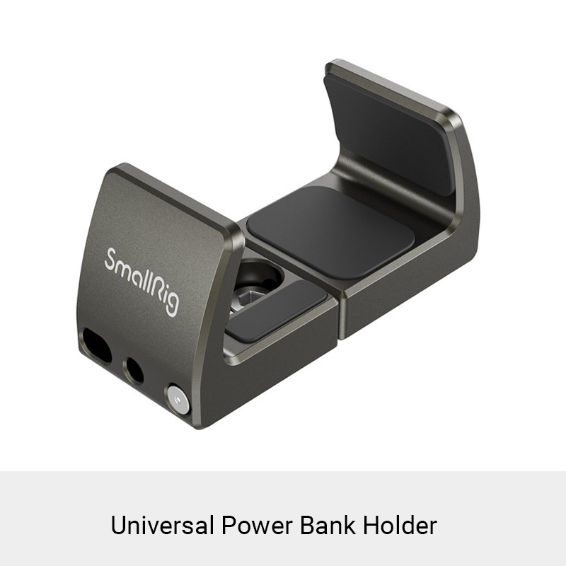 Supporto universale per banca di alimentazione con morsetto per fotocamera DSLR SmallRig per Iphone 13 compatibile con potenza Banca da 53mm a 81mm Vlog rig 2790: Power Bank titolare