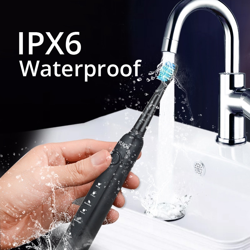 Sonic Electric Toothbrush Brand Teeth Whitening Replacement Brush Heads USB Recharging Tooth Brush Dental Teeth Cleaner White