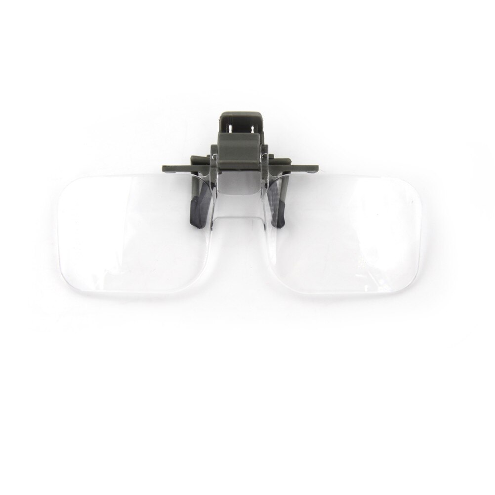 Magnifier Clip On Glasses Magnifying Glasses Eyeglasses Watch Repair Tool