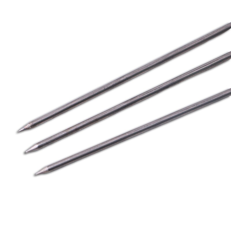 Brochettes de barbecue en acier inoxydable, pour Camping en plein air, outils de pique-nique, rôtissoire, 12 pièces