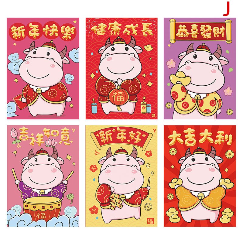 Os geluk chinese rode enveloppen gelukszakjes rood pakket voor chinees jaar en feestdoos: 10