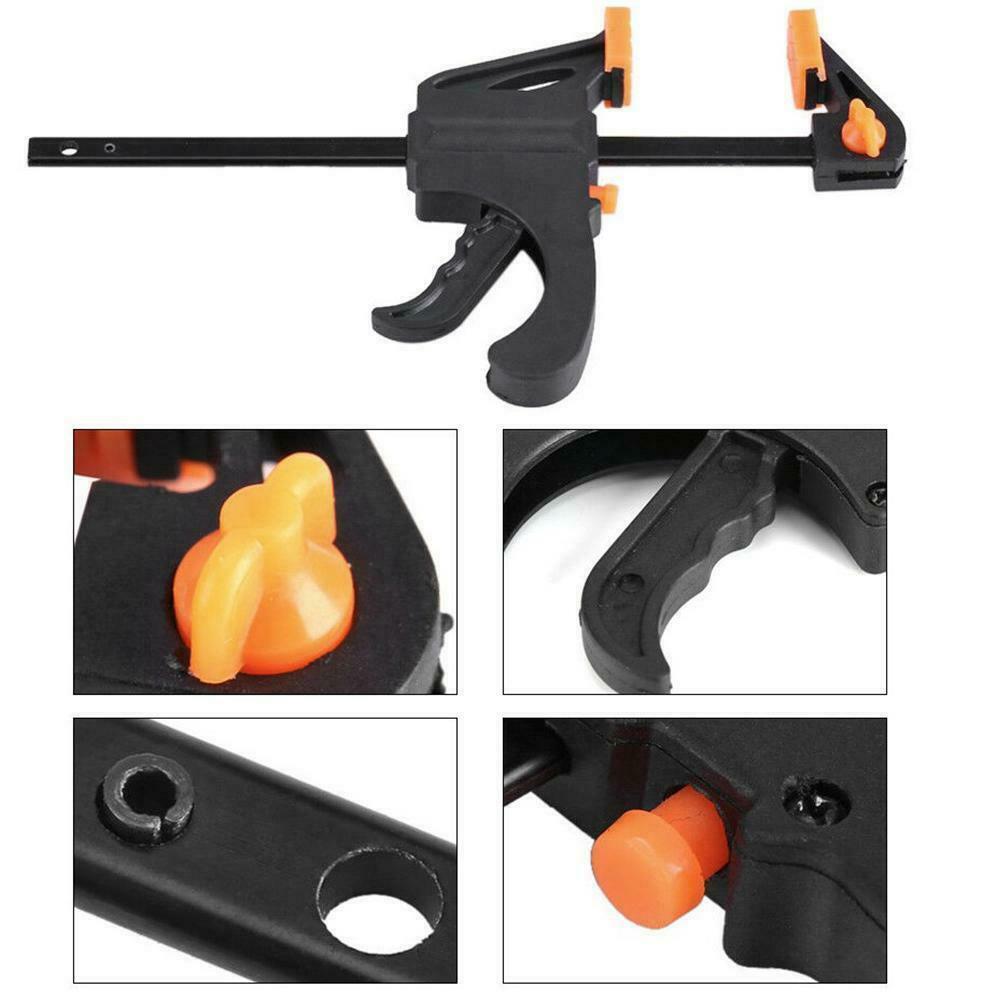 4-24Inch 1Pcs DIY Carpentry Hand Tool Gadget Woodworking Work Bar F Clamp Clip Hard Release Woodworking Clamp