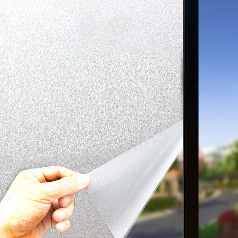 3D Matte Window Film Stained Glas Decoratieve Uv Venster Sticker Privacy Frosted Zelfklevende Film Raamstickers Voor Glas