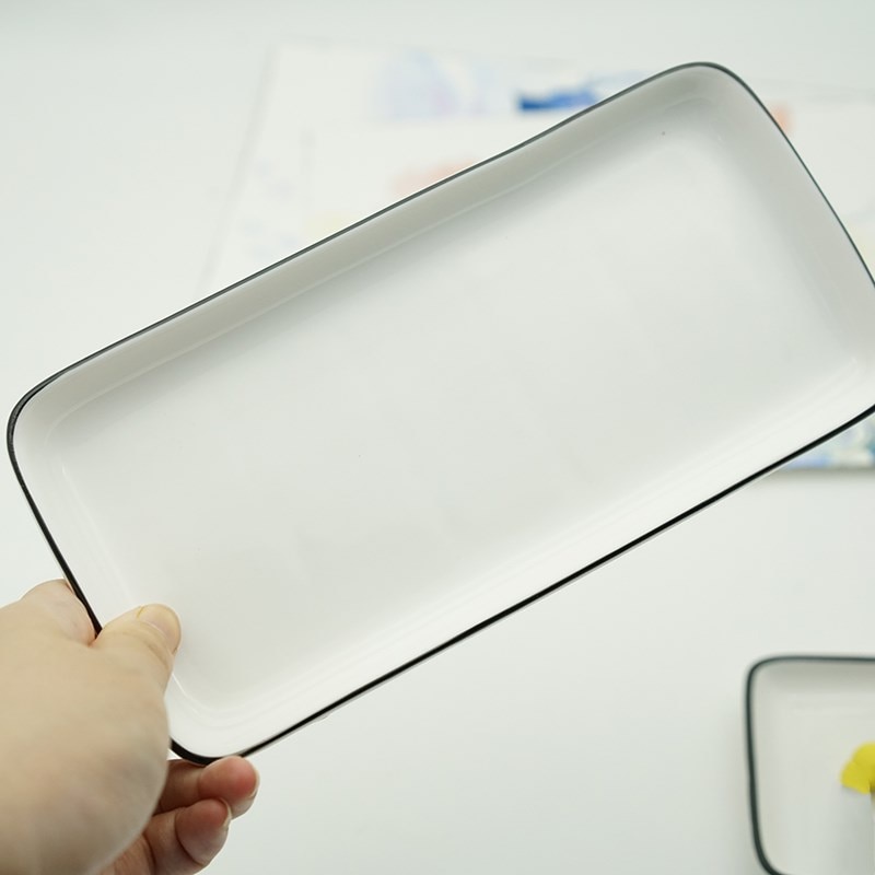 Keramische Aquarel Palet Shell-Vormige Vierkante Drie-Grid Palet Kunst Levert Professionele Schilderen Keramische Levert