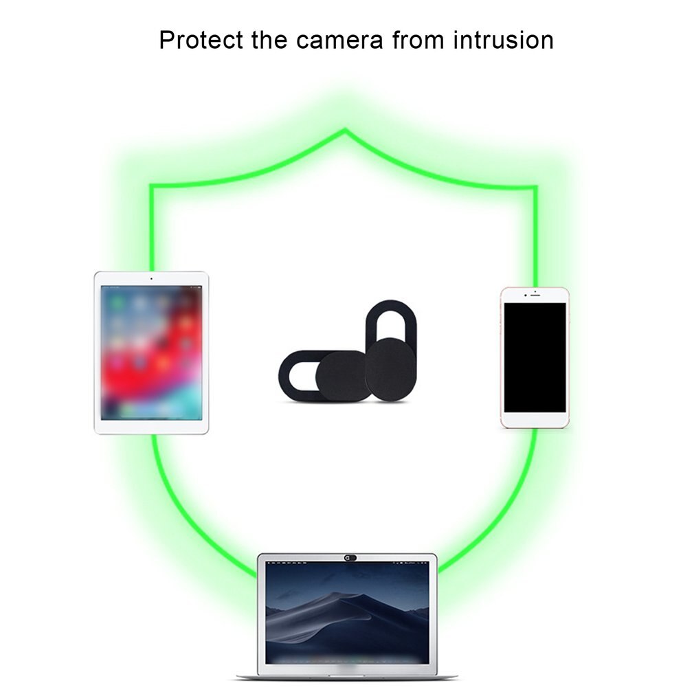 8pcs Computer Lens Cover Universal Antispy Camera Cover Elliptical Camera Occlusion Stickers Camera Privacy Cover