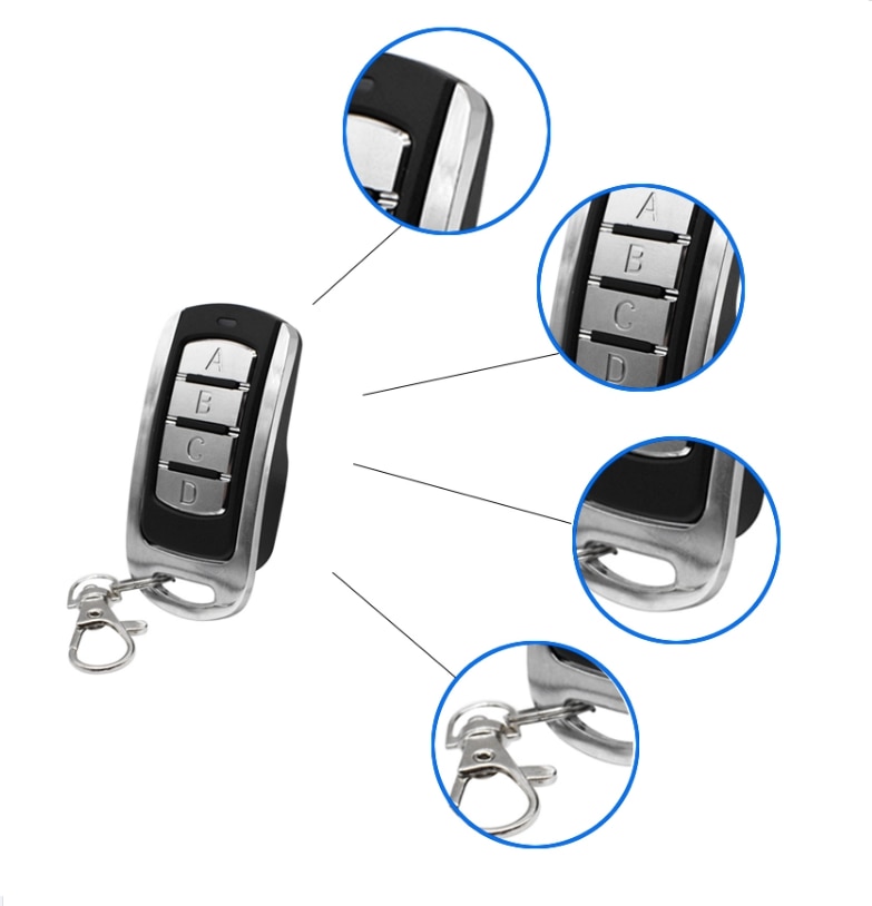 Garageport fjernbetjening 868 mhz gate kontrol rullende kode 287-868 mhz fjernbetjening duplikator klon garage kommando åbner