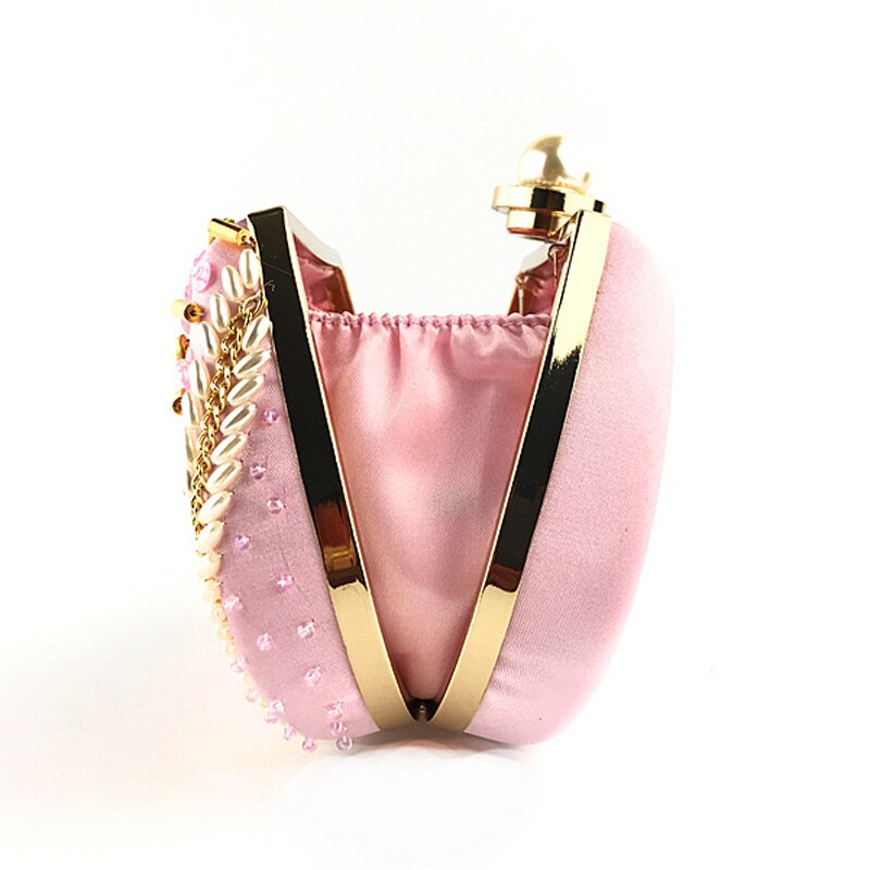 SEKUSA Kupplung Geldbörse Tasche Frauen Runde Clutch Abend Tasche Kristall Diamant Hochzeit Geldbörse Handtasche Exquisite Kette Schulter Tasche