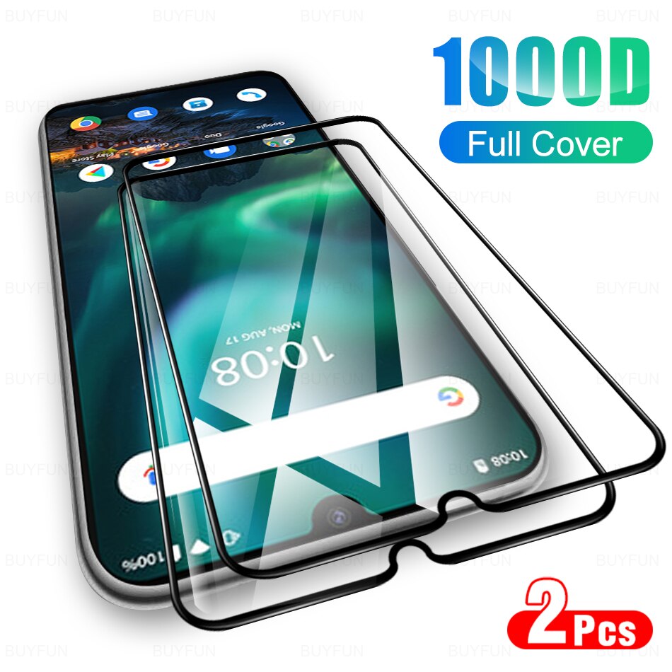 2 Stuks Beschermende Gehard Glas Cover Voor Umidigi Bison Glas Volledige Cover Screen Protector Voor Umidigi Bison 6.3 &quot;Bescherming film