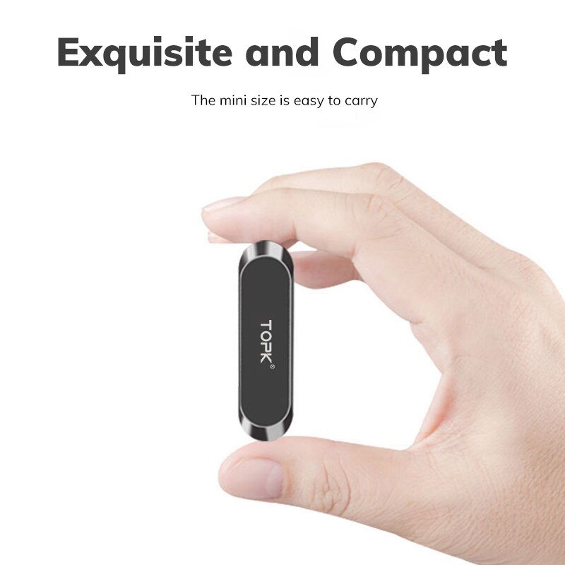 Topk metall magnetischer autotelefon Halfter universelle streifen bilden praktisch ständer stärker Magnet gps unterstützung Auto halterung für iphone 14