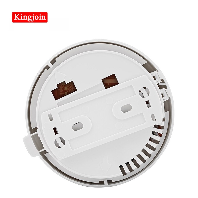 9V Battery Operated Photoelectric Smoke Alarm LED Light Flashing & Sound Warning Smoke Alert Detector for Home School Hotel