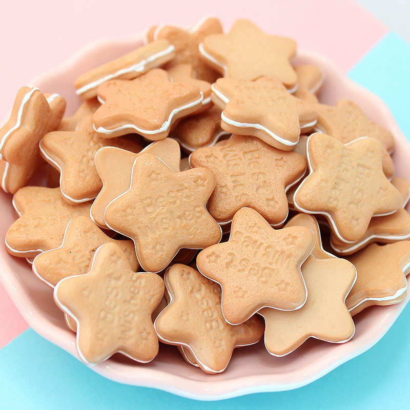 Boxislime Charms Resin Bear Koekjes Additieven Benodigdheden Accessoires Diy Kit Voor Pluizige Clear Cloud Knapperig Slime Klei