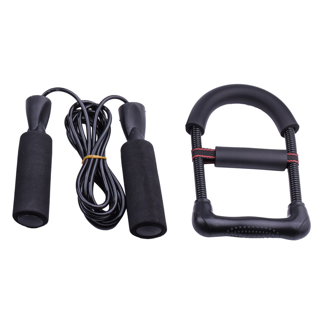 Jump Ropes AB Roller Power Wheel Machine Push Up Bar Wrist Trainer Workout Abdominal Exercise Set for Home Gym Fitness Equipment: A