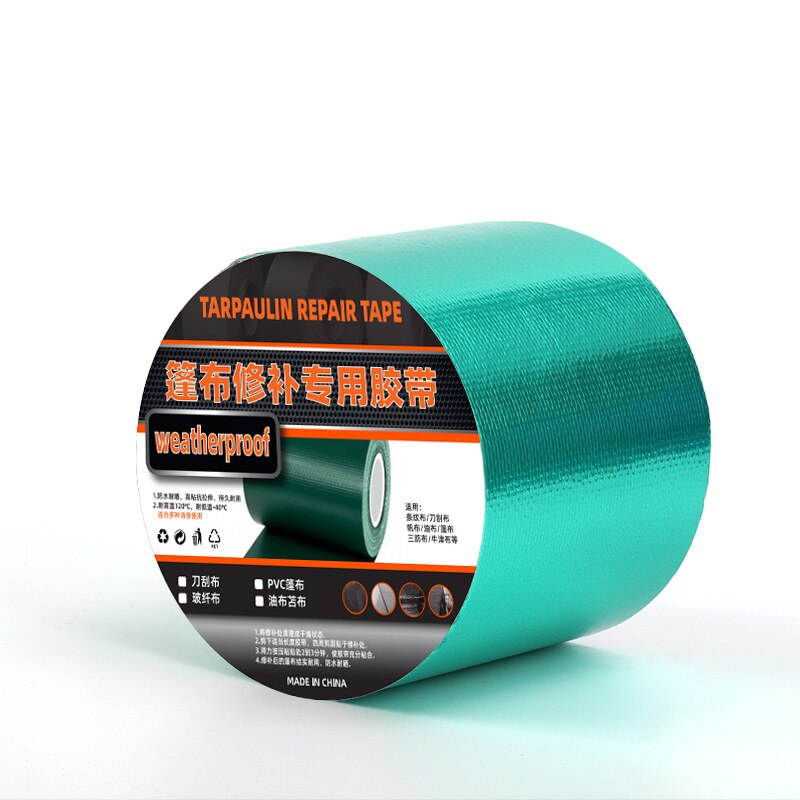 Waterdichte PVC Tent Reparatie Tape Regendicht Dekzeil Plakband Outdoor Luifel Repareren Tape Gegomd Tape Film Reparatie Plakken
