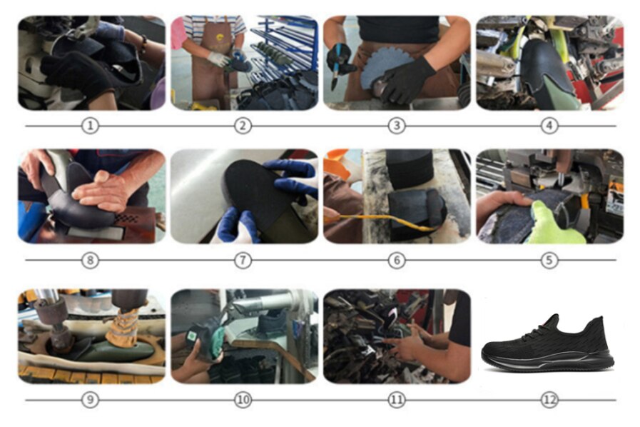 Mitudidi Veiligheidsschoenen voor mannen en vrouwen lichte werkschoenen