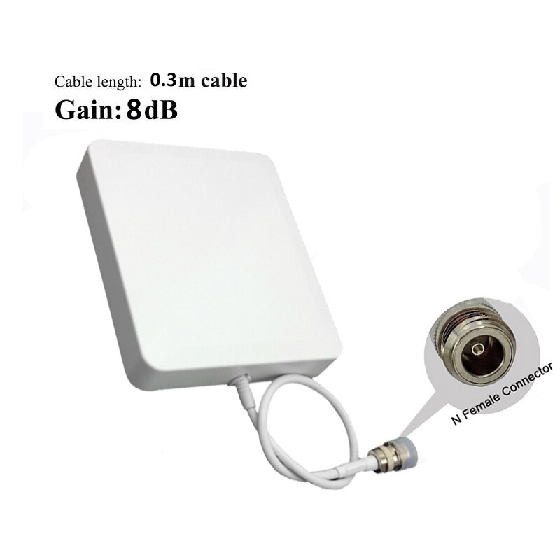 Lintratek 700-2700mhz 2G 3G 4G Panel Antenna 9dbi Indoor 8dbi Outdoor GSM LTE UMTS For Signal Booster Celular Amplifier Repeater: outdoor antenna 0.3m