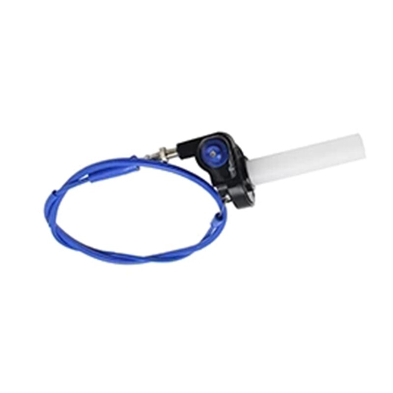 22mm Aluminum Acerbs Throttle Grip Quick Twister + Throttle Cable CRF50 70 110 IRBIS 125 250 Dirt Bike Motorcycle: Blue