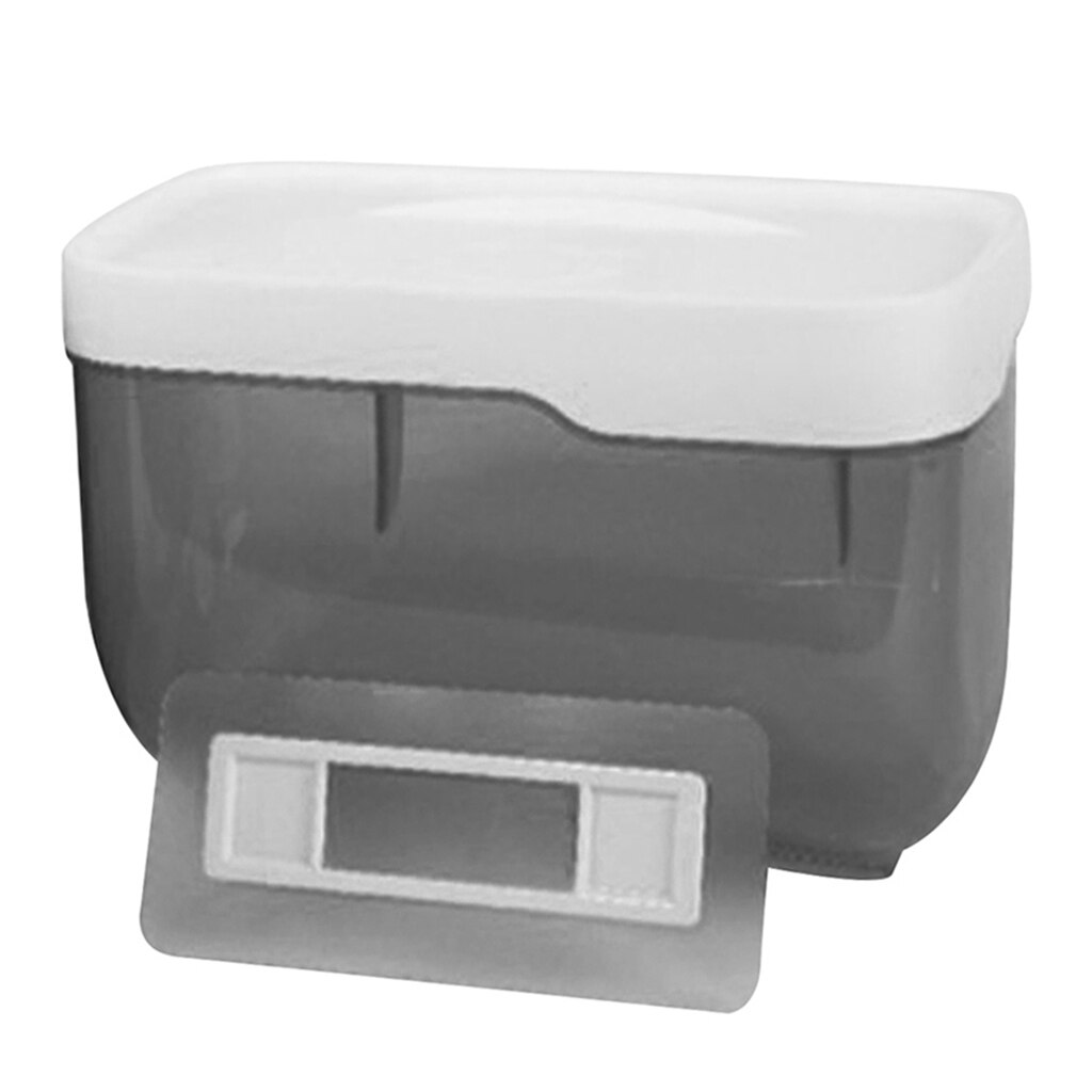Zelfklevende Tissue Doos Badkamer Toiletrolhouder Dispenser Telefoon Houder: Gray S