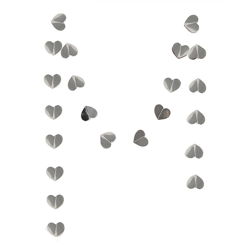Guirlande banderole en forme de cœur 1 ensemble | Guirlandes en papier, je t'aime, guirlandes suspendues en forme de cœur, décoration bricolage pour fête de mariage, maison: H02