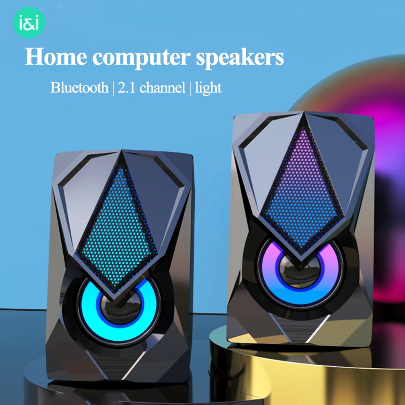 USB Wired Computer Speakers bluetooth speaker column Subwoofer Audio Speaker Multimedia Loudspeaker for Laptop Desktop Phone