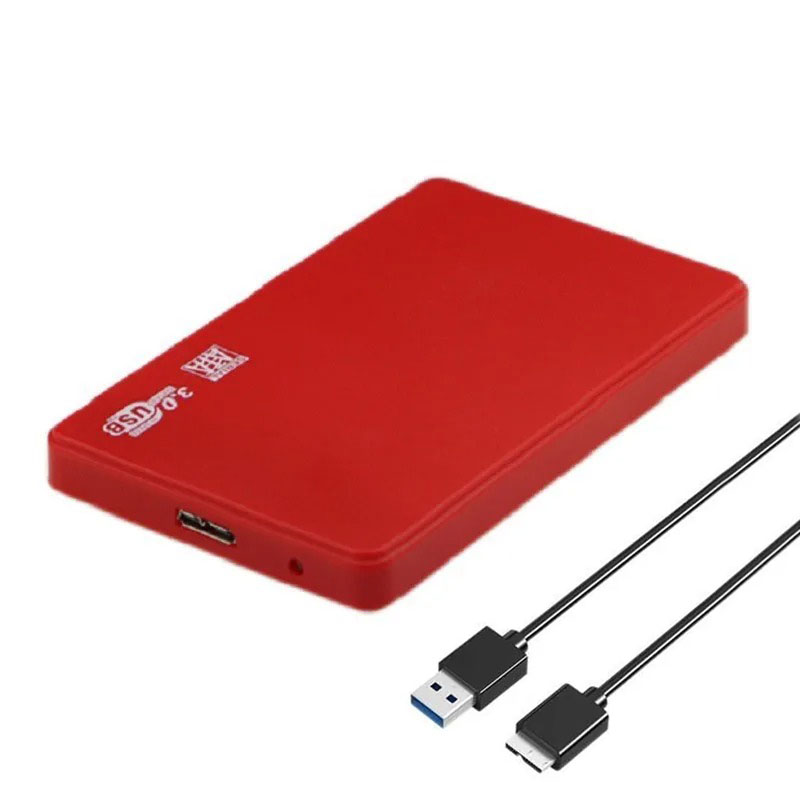Obudowa na Dysk Zewnętrzny 2.5" USB 3.0 SATA HDD SSD - 5Gbps: Szary