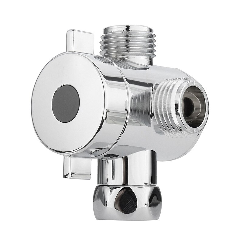 Bidet Bathroom Shower Valve Three-Way ABS Home & Garden Diverter Shower Shunt Water Toilet G1/2" Bath T-Adapter