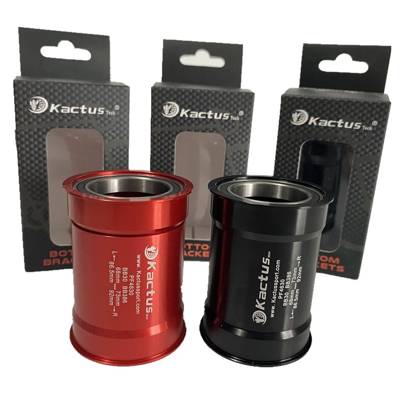 KACTUS-Pedalier De Eje De bicicleta BB30, Pedalier De Eje De bicicleta De montaña y carretera, ajuste De prensa, piezas De cerámica, PF4630, BB386