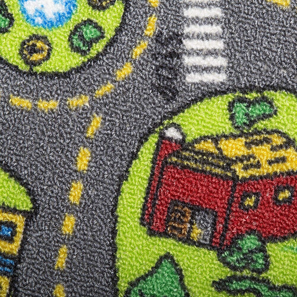 Children's Educational Carpet Traffic Urban Road LED Baby Play Mat Crawling Pad Kids Rug Infant Non-slip Developing Mats Blanket