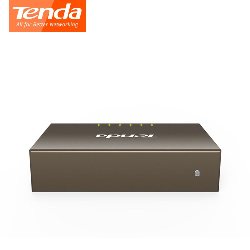 Tenda TEG1005D 5 Port 1000M Gigabit Ethernet Switch,10/100/1000Mpbs Ethernet Netwerk-switches, hub Lan, Full-Duplex, Auto Mdi/Mdix