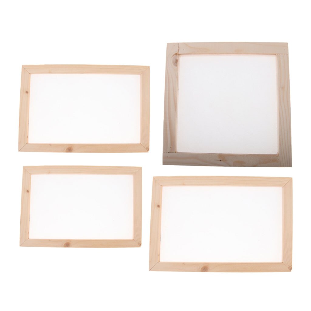 Handmade Paper Art Crafts Screen Frame Ancient Paper Making Method Wooden Paper Making Crafting Papermaking Mould Frame Screen