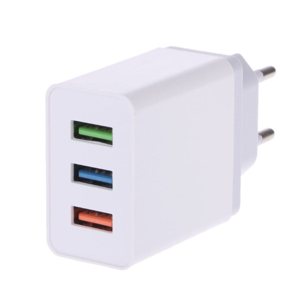 1/2/3 usb port 5v/4a vægoplader til hjemmerejser mobiltelefon ac strømadapter