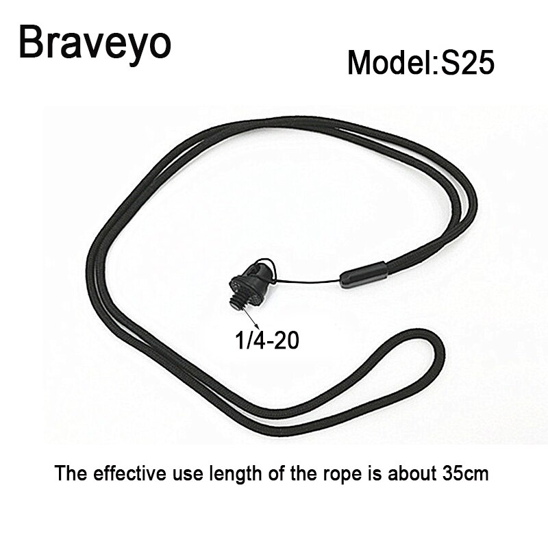 1/4 Cal smycz śruba D pierścień uchwyt na ramię pasek do mocowania Adapter aparat cyfrowy akcesoria do studia fotograficznego dla lustrzanka statyw: S25 1PC