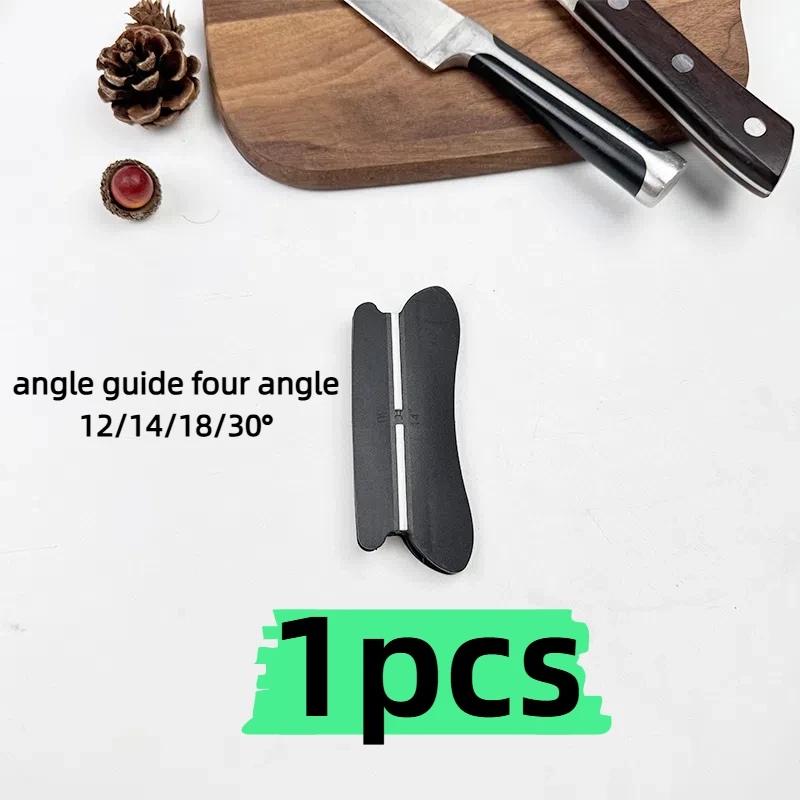 Professionele Slijpsteen Hoek Gids Vaste Messenslijper 12/14/15/18/30 graden Slijpsteen accessoires Keuken Messen Tool: YELLOW