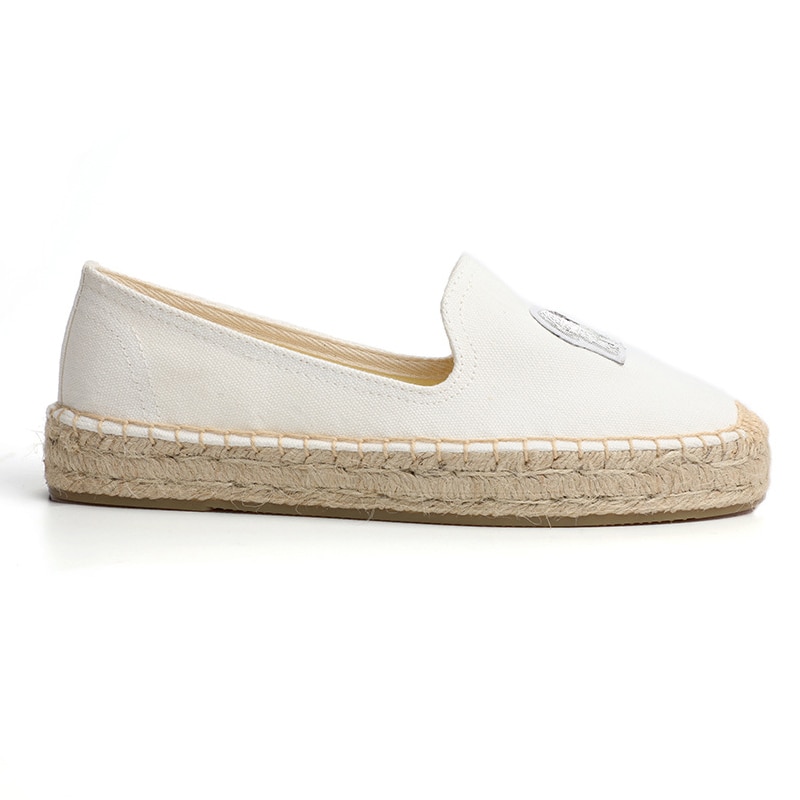 Espadrille à plate-forme sans lacet printemps pour femme