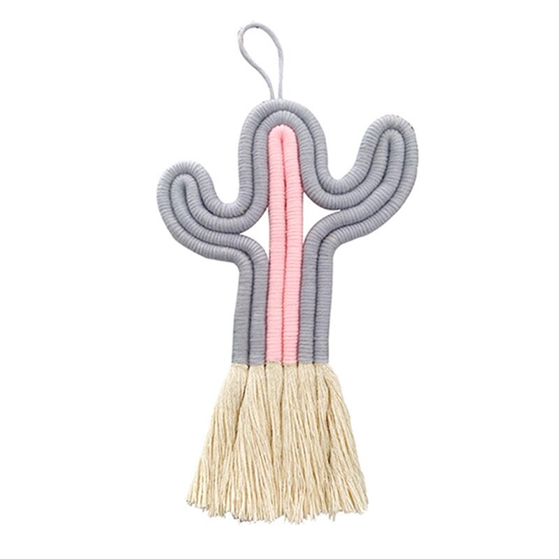 INS Handgemachte Kindergarten Decor Macrame Hängen Wand Dekor Kaktus Ornamente Kinder Bett Room Decor Baby Baby Foto Requisiten Home Decor: S5