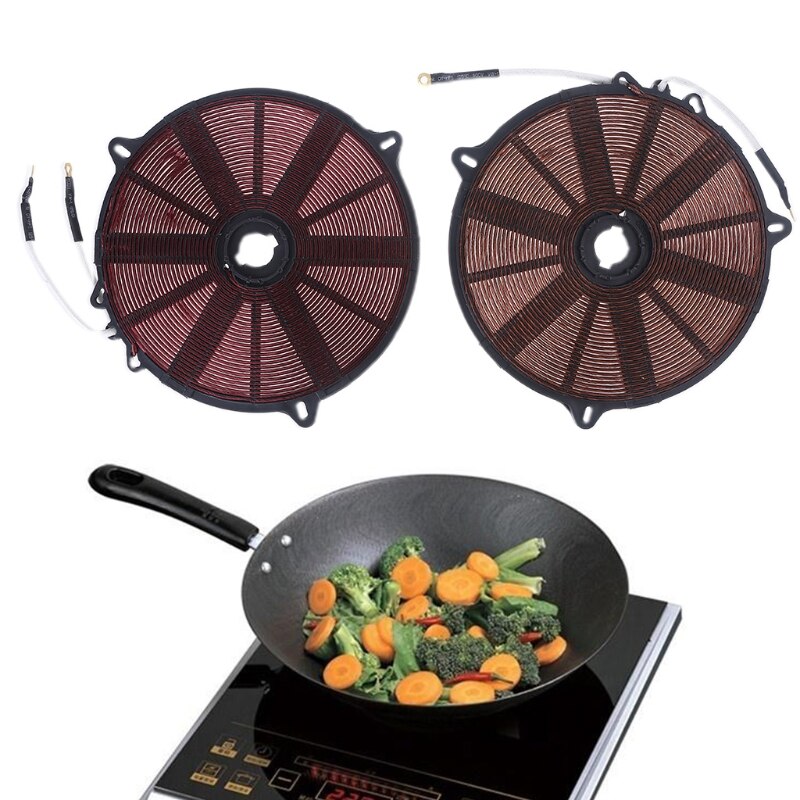Induction Cooker Coil Cooking Component Heating 2000W 220V Universal Panel Copper Plated Coils Safe Kitchen Part