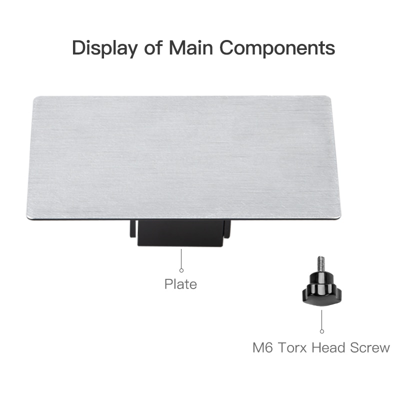 CREALITY 3D LD-002R Photon UV 3D Printing Hotbed Platform Components For LD-002H/ LD-002R Resin LCD SLA DIY 3d printer parts
