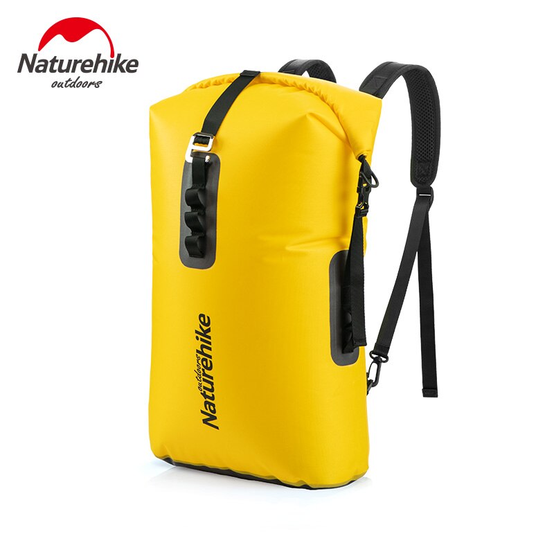 Naturehike-mochila bolsa impermeable para natación, deporte de natación, bolsa seca de pvc, resistente al agua: Color amarillo