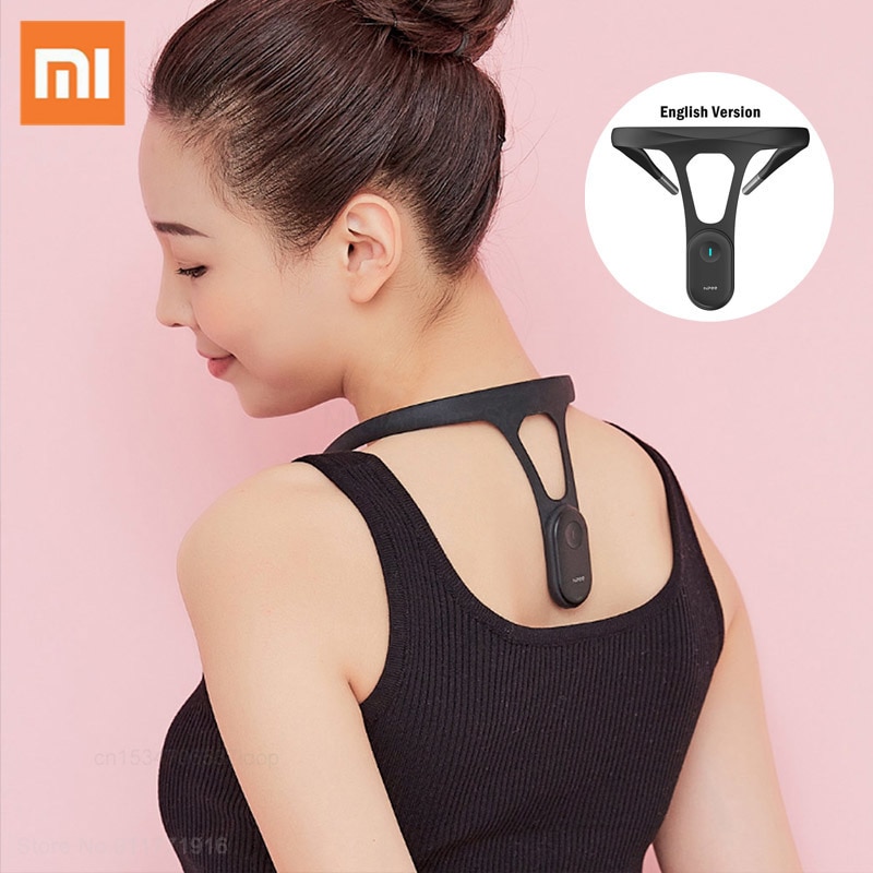 Xiaomi Hipee-Dispositivo inteligente de corrección de postura para adultos, Corrector de entrenamiento de postura de espalda, científico, en tiempo real