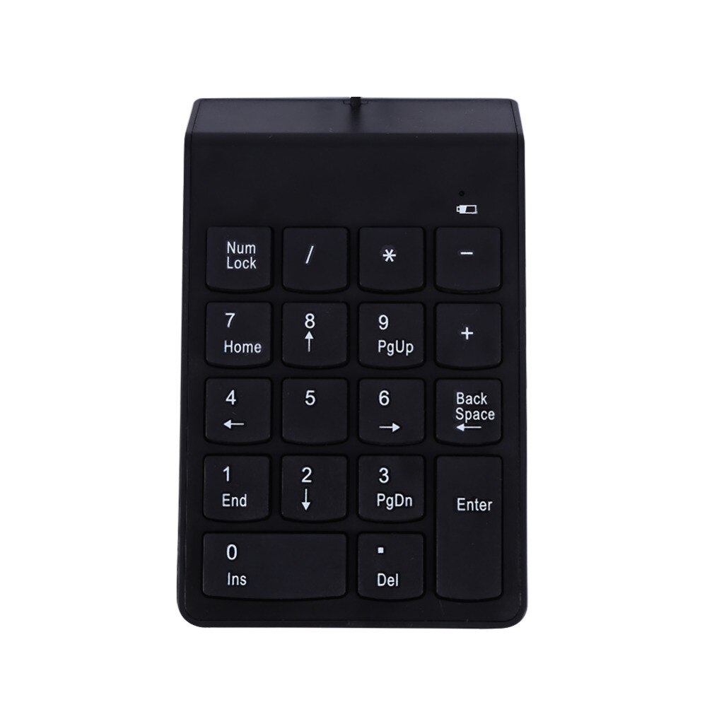 Godt numerisk tastatur usb wire mini tastatur til bærbar stationær pc pro computer numerisk tastatur 18 taster universal