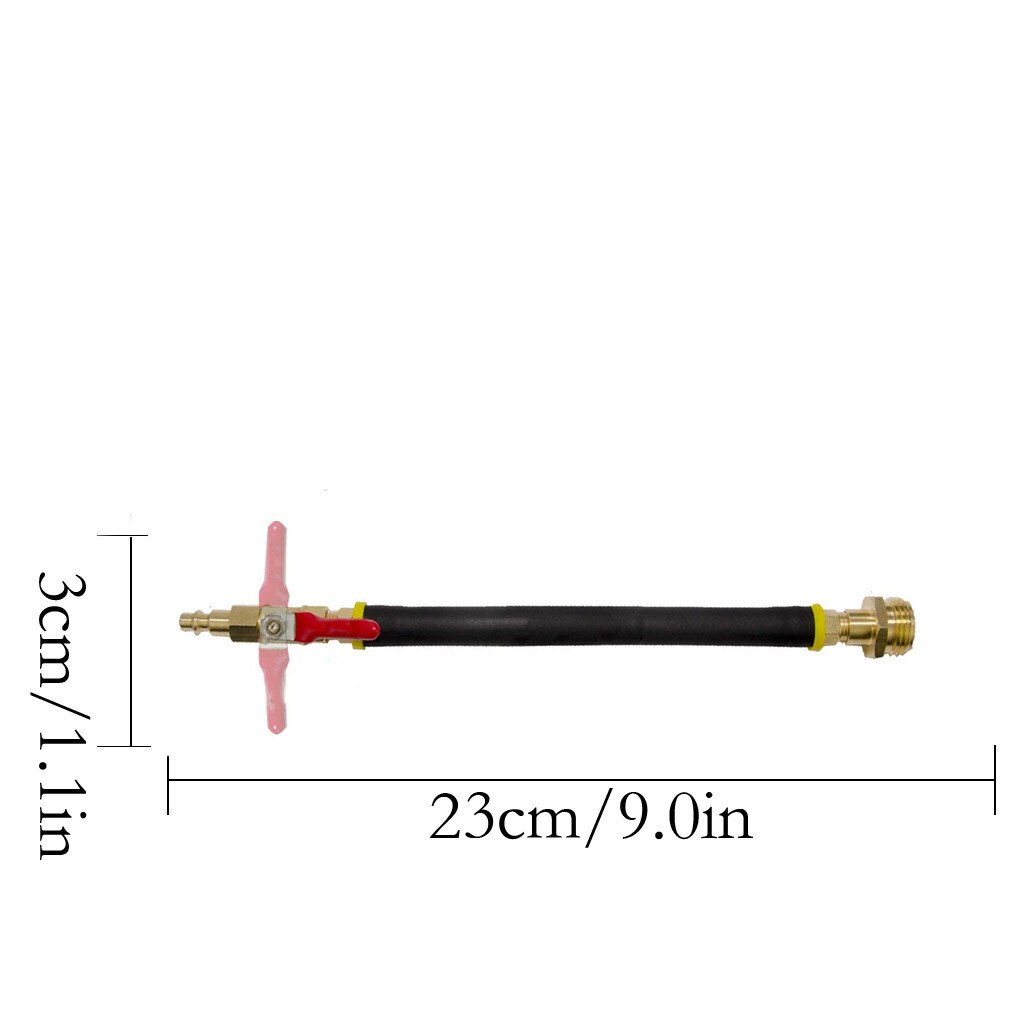 Air Compressor Quick-connect Plug Water Blow Out Fitting Adapter For Winterize Sanitary Ware Suite