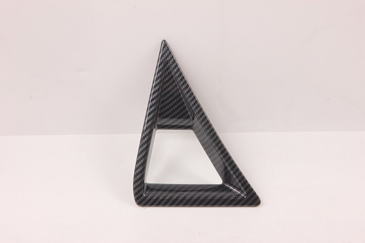 Voor Toepassing Op Ford Quanshun/Transit-Abs Carbon Fiber Grain Center Controle Driehoek Trim