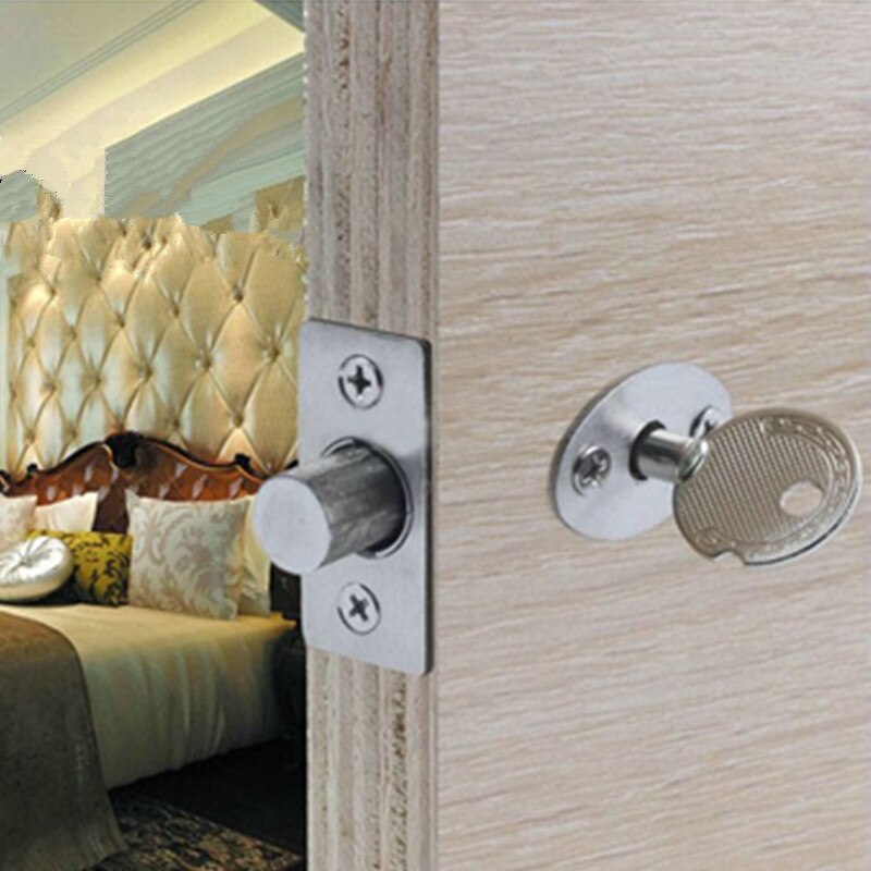 Stainless steel pipe well lock,Concealed door, lock Pipe/Fire door/ Escape/Aisle/Invisible lock,door hardware